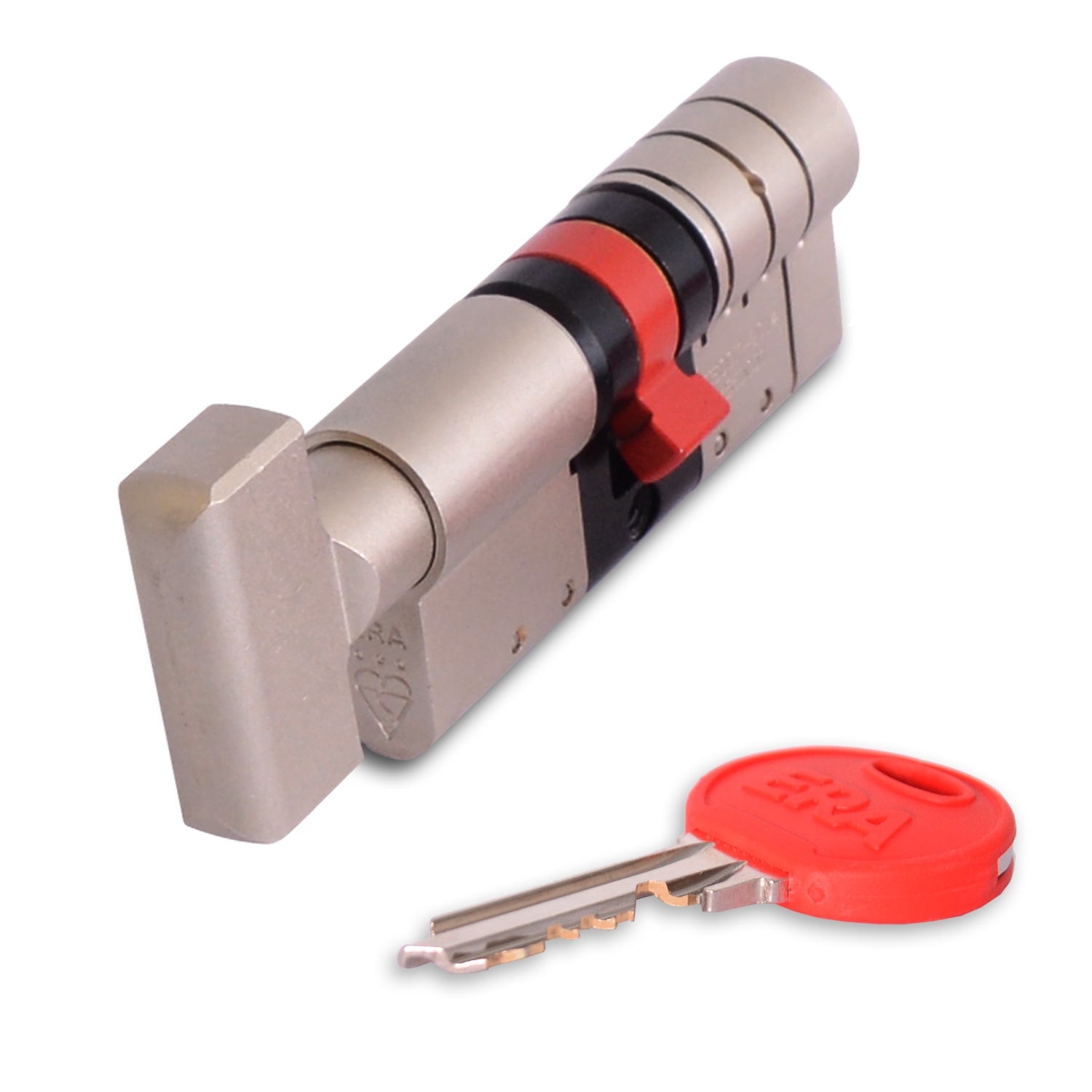 British Standard Fortress 3* 6 Pin Euro Profile Thumbturn Door Cylinder