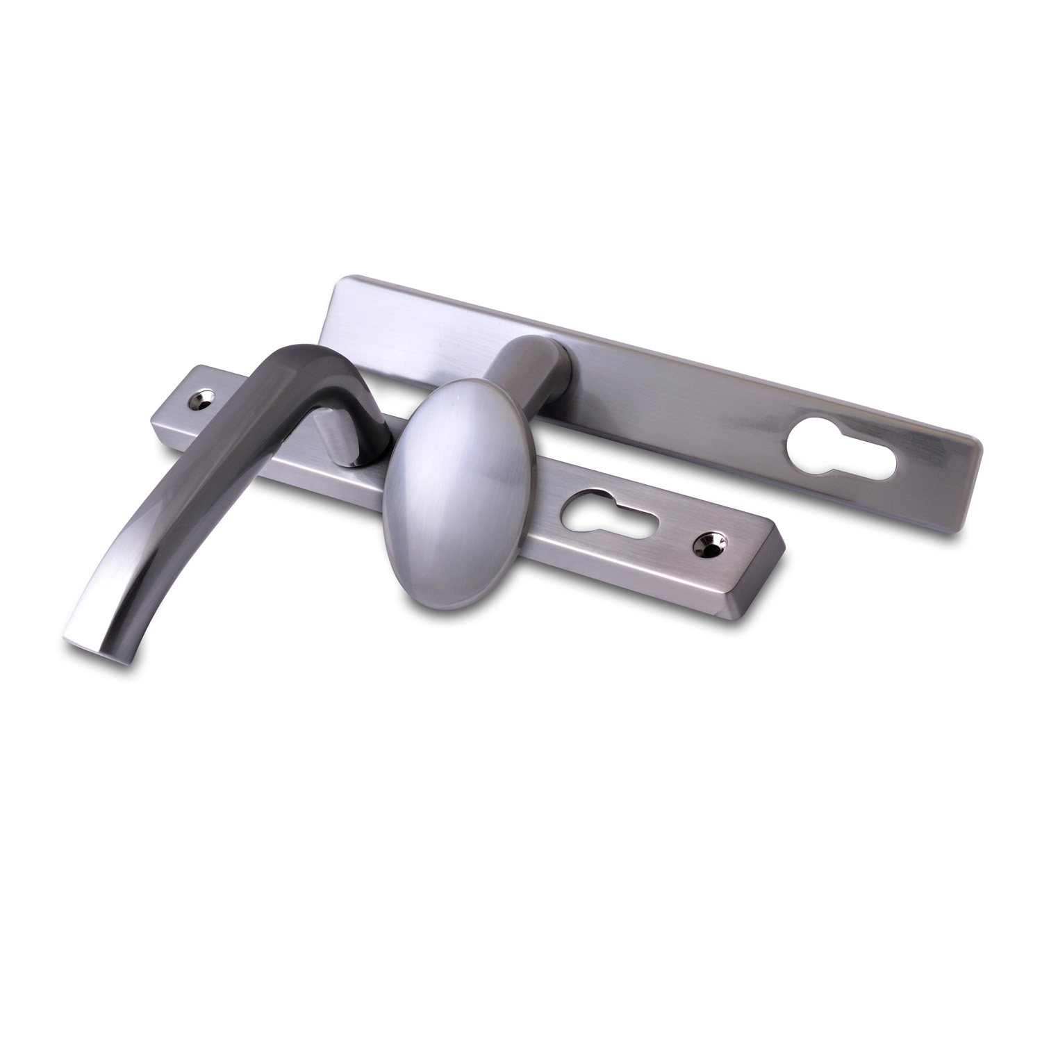 Architectural Sprung Inline Lever Pad Door Handle