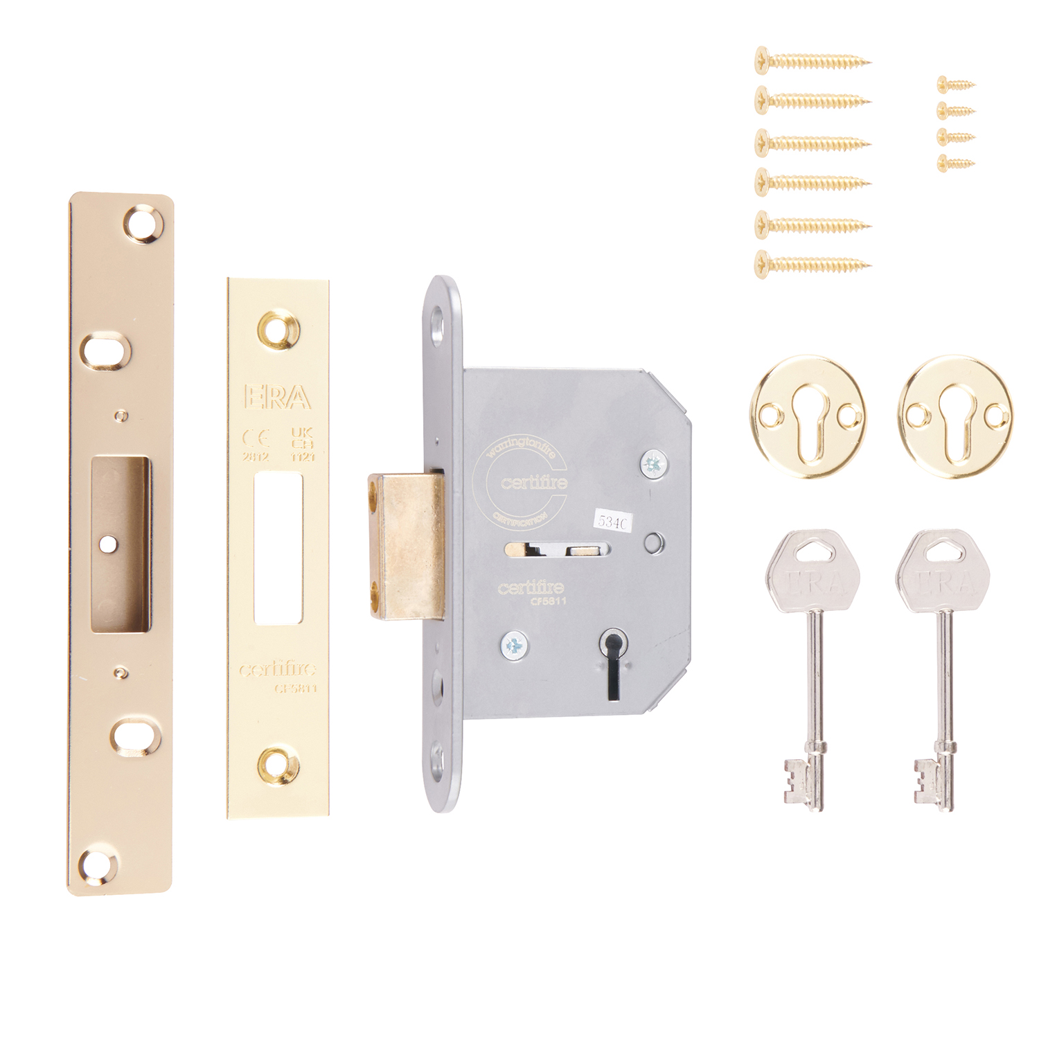 Viscount 5 Lever Mortice Deadlock